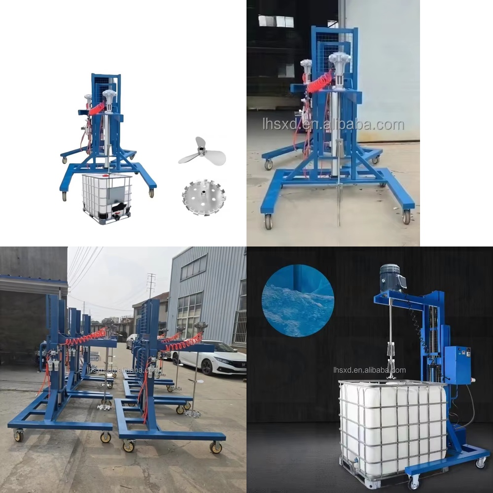 Heavy Equipment Mixer - Agitador Telescópico para Misturador Elétrico Vertical