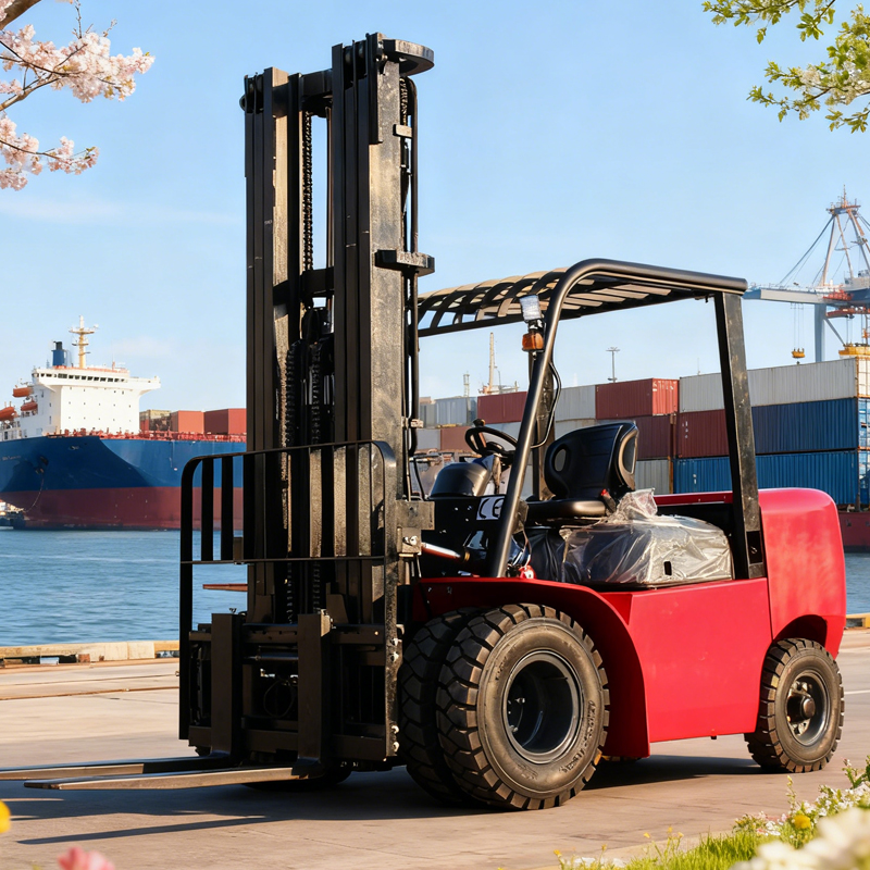 Heavy Equipment Forklift - Empilhadeira Diesel de 8 Toneladas para