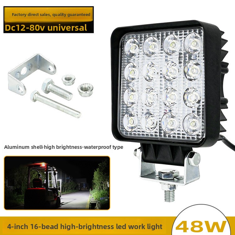Heavy Equipment Forklift - Lanterna de Trabalho LED de 48W