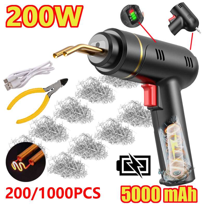 Portable Welding Generator - Sem fio plástico Kit Soldador Gun,
