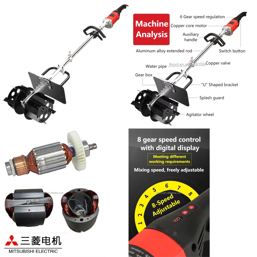 Heavy Equipment Mixer - Misturador de Concreto Portátil para Mistura