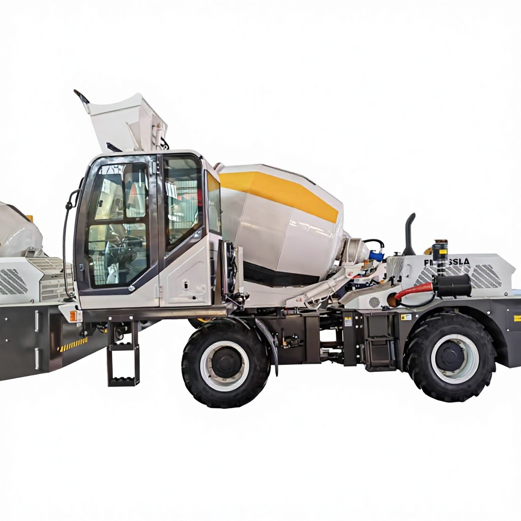 Heavy Equipment Mixer - Caminhão Betoneira Autocarregável de 2,6m³: Equipamento