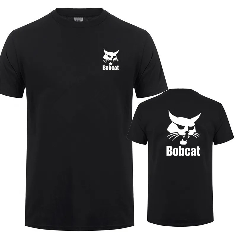 Heavy Equipment Logos - Bobcat t camisa de verão dos
