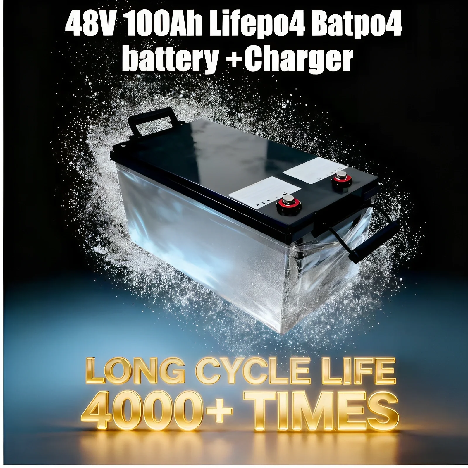 Heavy Equipment Bundle - 48V 100AH LiFePO4: BMS-EQUIPPED • HEAVY-DUTY