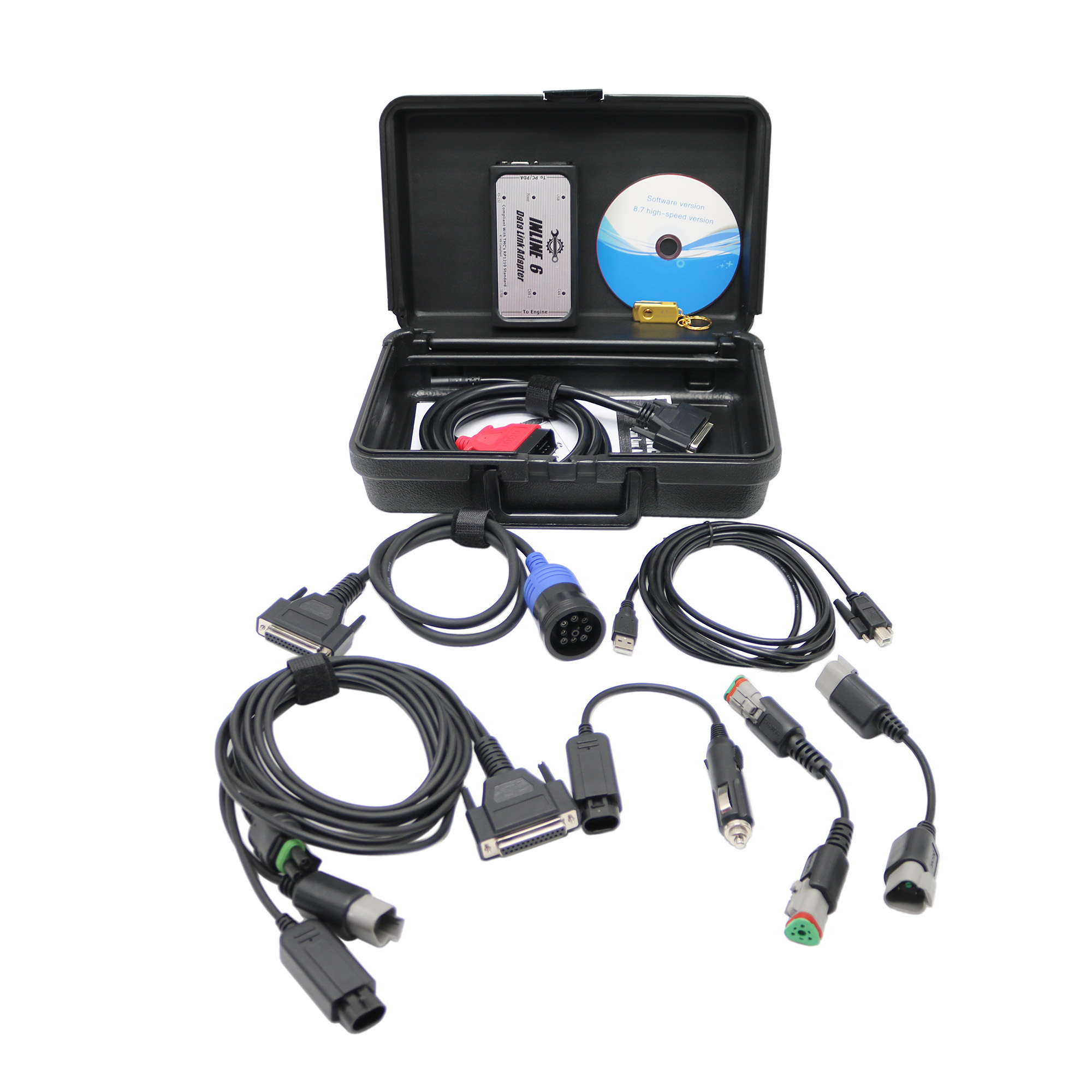 Heavy Equipment Diagnostic Tool - Scanner de Diagnóstico Completo para Caminhões