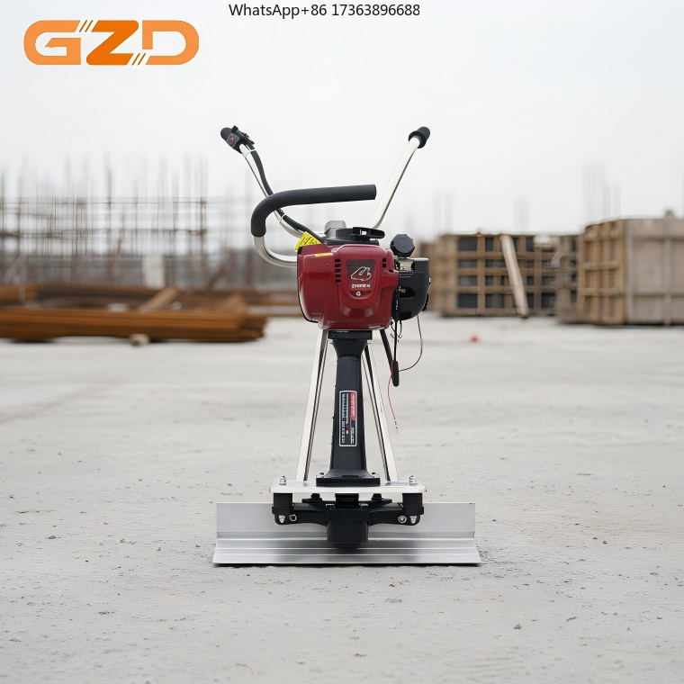 Concrete Screed Vibrator - Régua Vibratória Portátil GZD com Motor