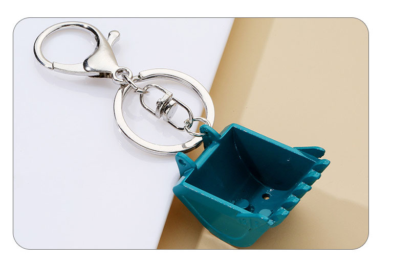 Criativo Metal Escavadeira Cha - Heavy Equipment Keychain avaliação e preço