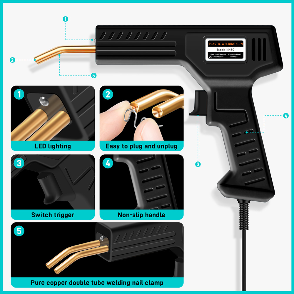 Kit de soldador de plástico 50 - Portable Welding Generator avaliação e preço