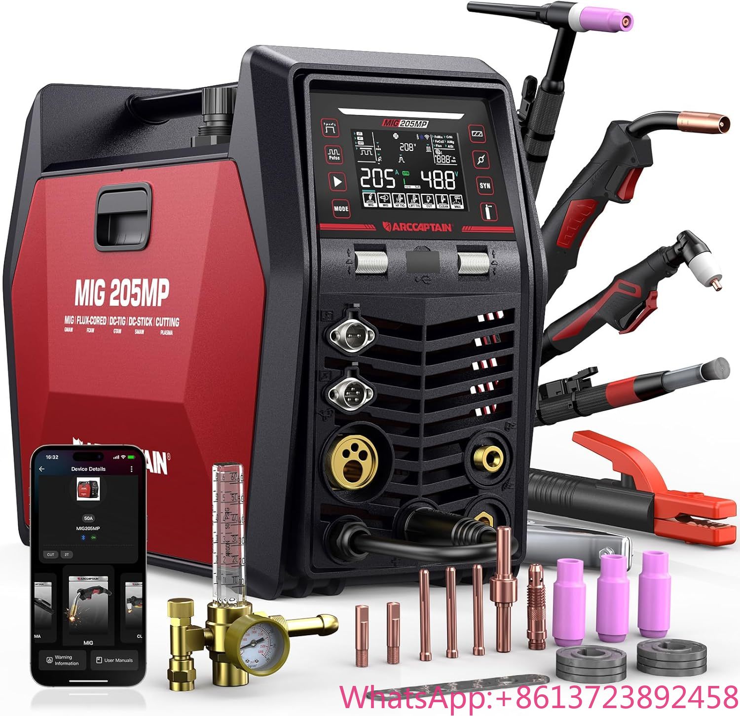 ARCCAPTAIN MIG205MP Máquina de - Portable Welding Generator avaliação e preço