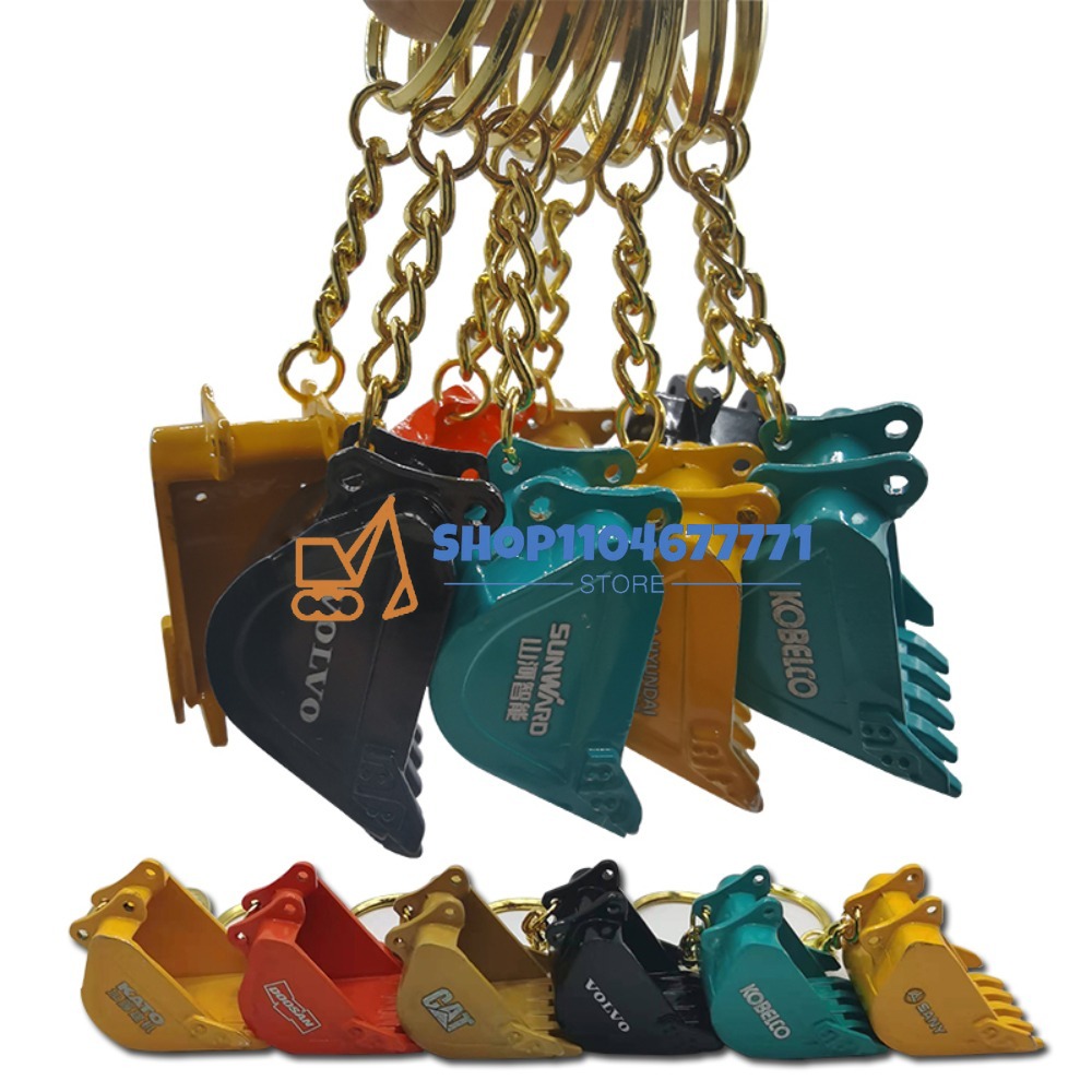 Com chaveiro de balde para Kob - Heavy Equipment Keychain avaliação e preço