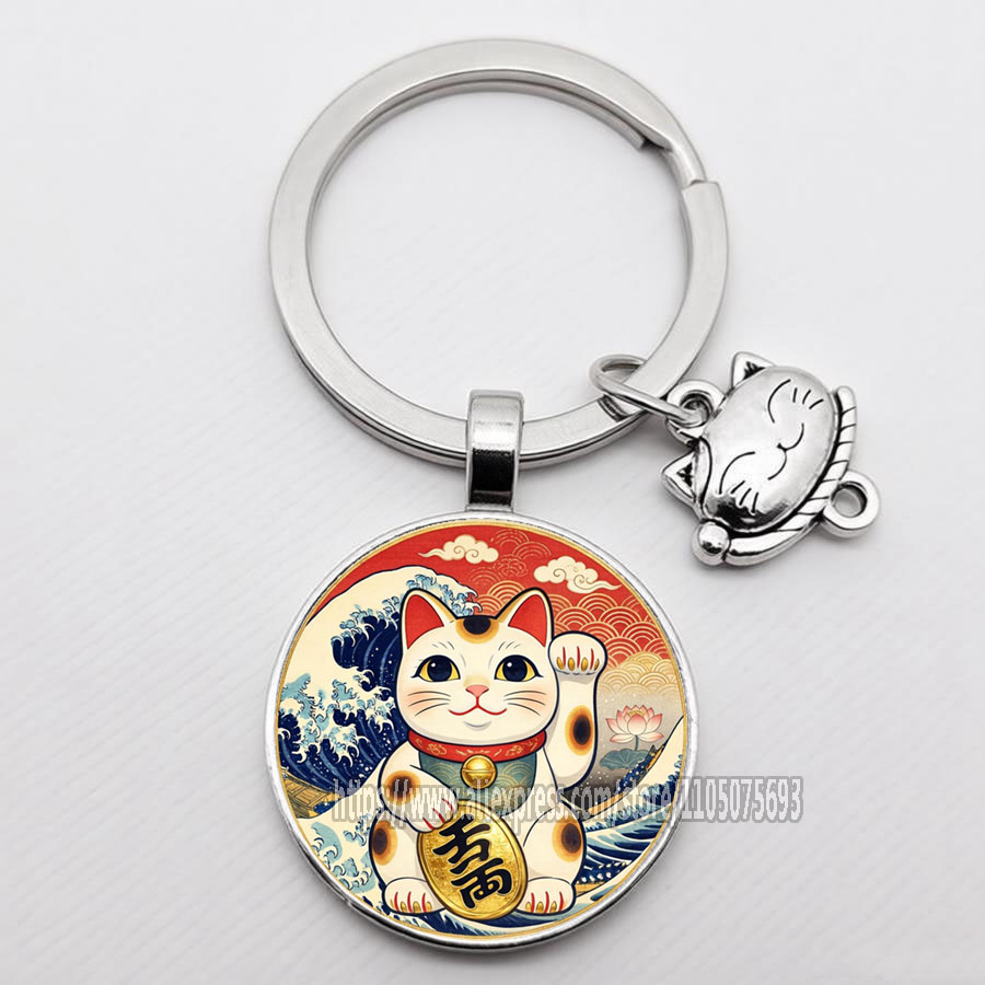 Chaveiro Gato da Sorte Japonês - Heavy Equipment Keychain avaliação e preço