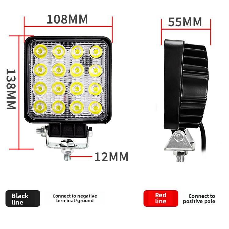 Lanterna de Trabalho LED de 48 - Heavy Equipment Forklift avaliação e preço