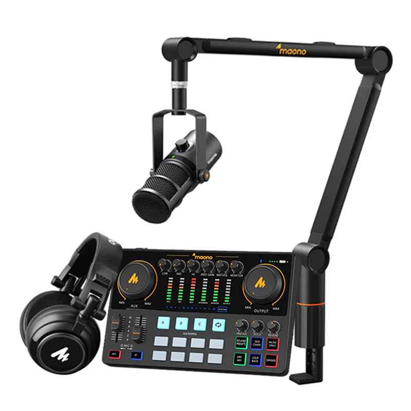 Microfone Dinâmico XLR MAONO P - Heavy Equipment Bundle avaliação e preço