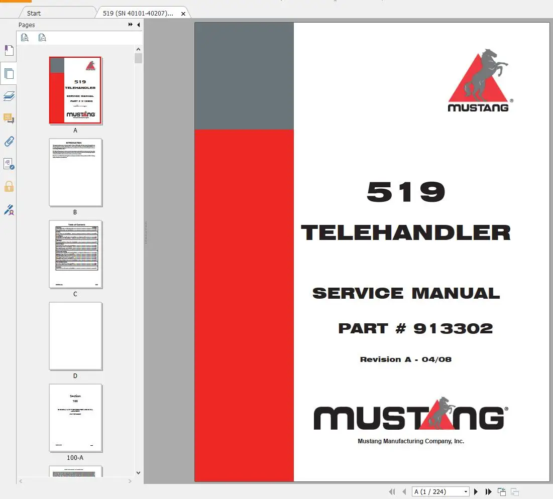 AutoDVD Mustang Machinery Equi - Heavy Equipment Service avaliação e preço