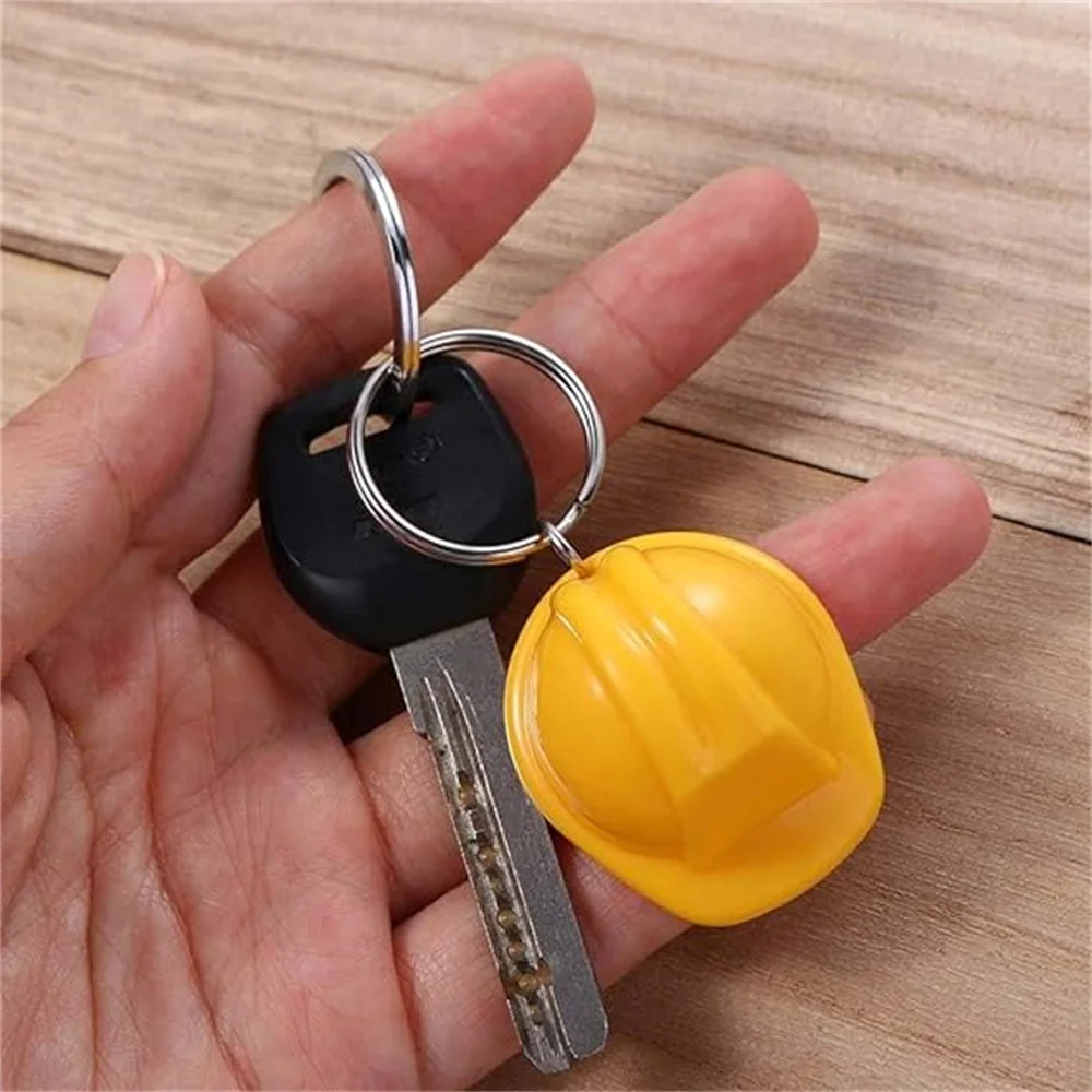 Chaveiro de chapéu de seguranç - Heavy Equipment Keychain avaliação e preço