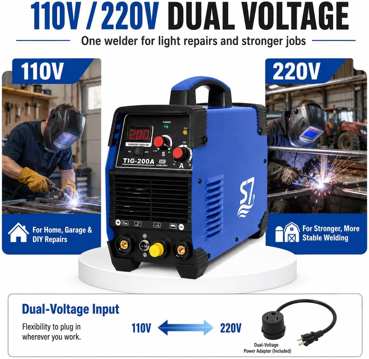 Soldador TIG DC 200A com Iníci - Portable Welding Generator avaliação e preço