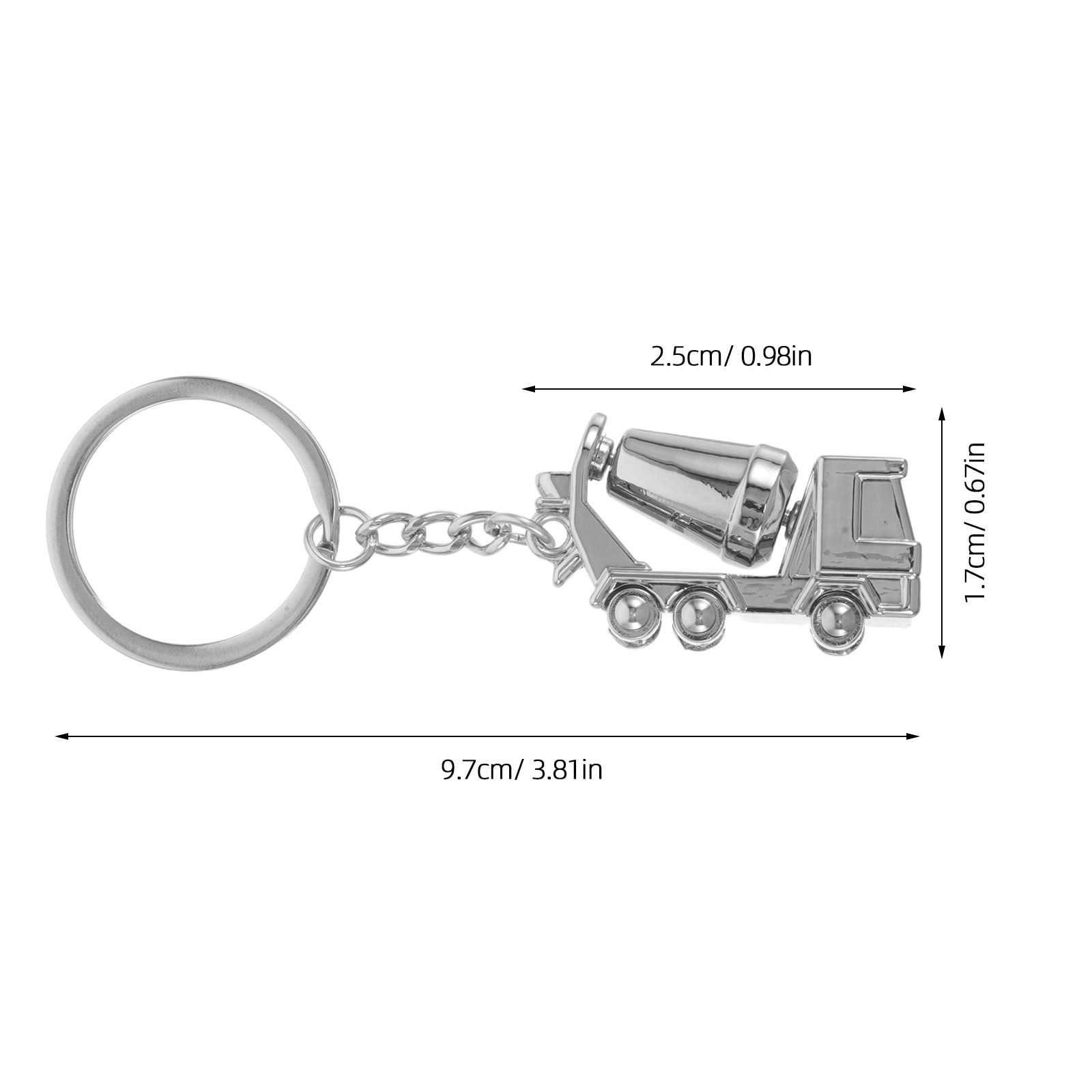 Chaveiro de Caminhão Betoneira - Heavy Equipment Keychain avaliação e preço