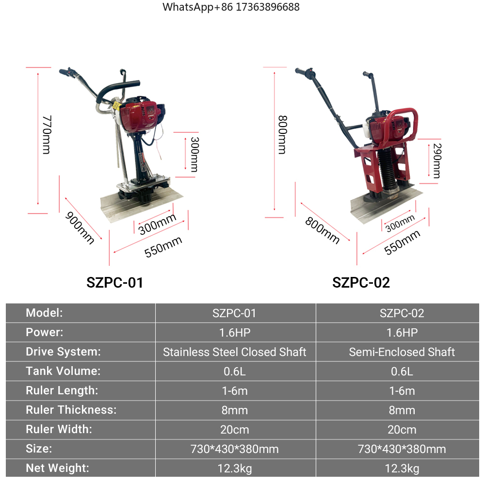 Régua Vibratória Portátil GZD  - Concrete Screed Vibrator avaliação e preço
